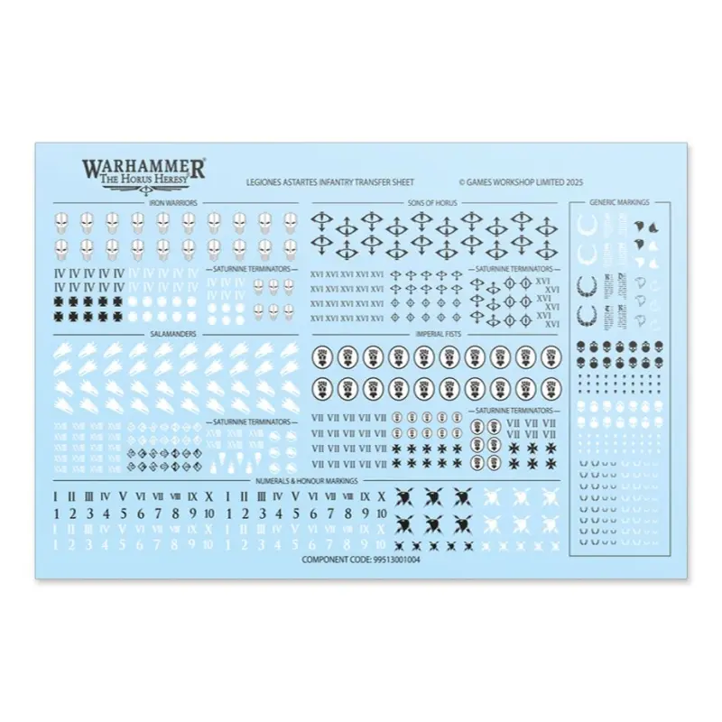 Set legiones astartes, mkiv assault squad, the horus heresy, games workshop, model 31-174
